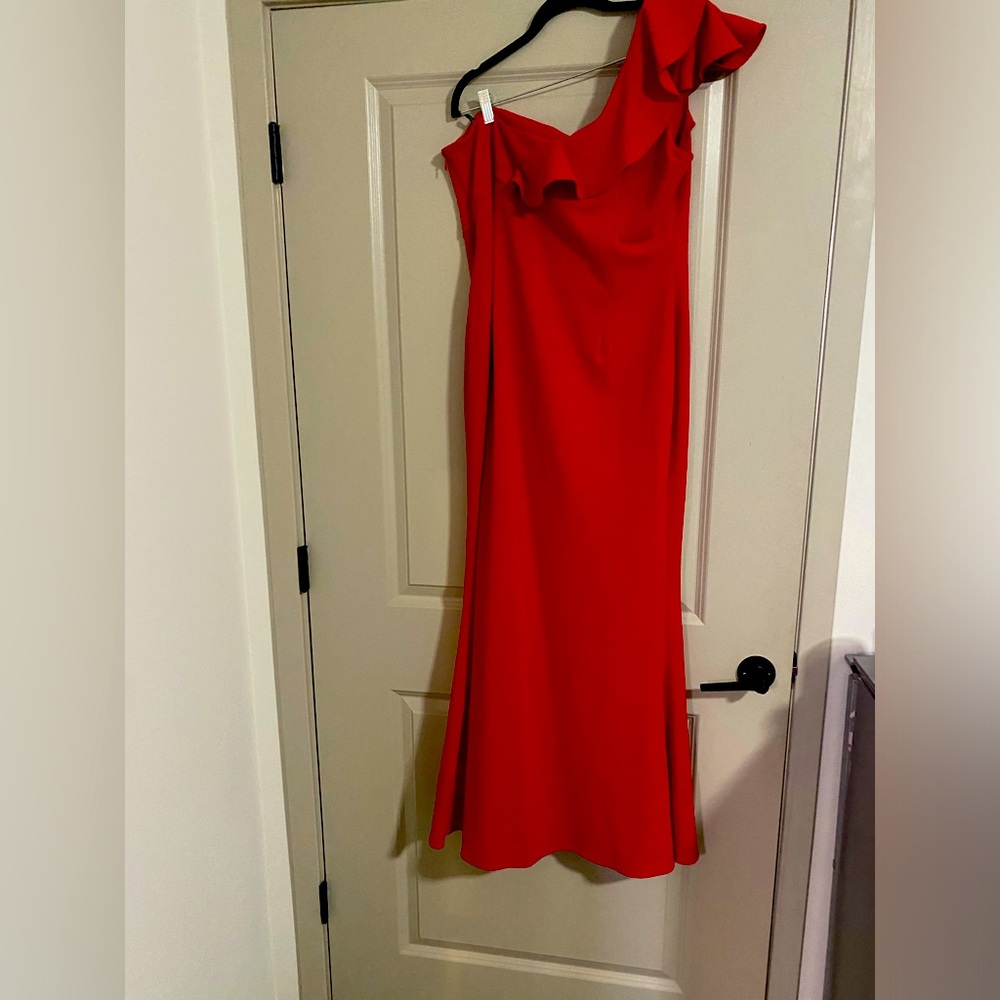 Red Calvin Klein evening dress size 14